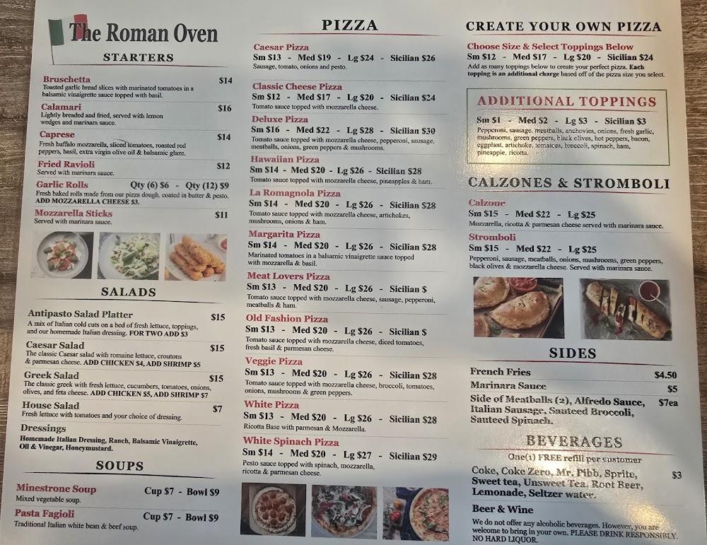 The Roman Oven Menu image 3